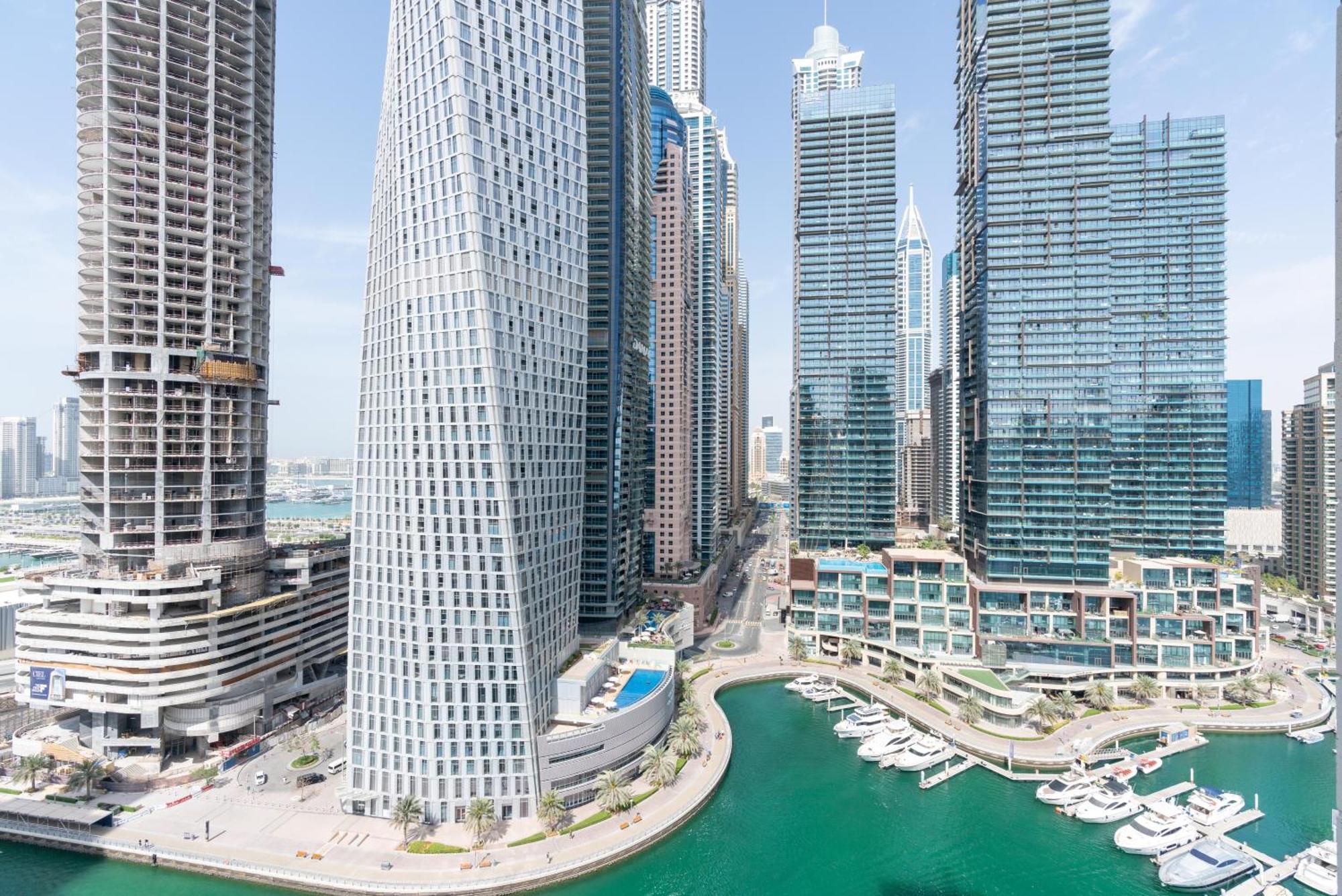 Vacay Lettings -2 Bed Iris Blue Dubai Marina Apartment ภายนอก รูปภาพ