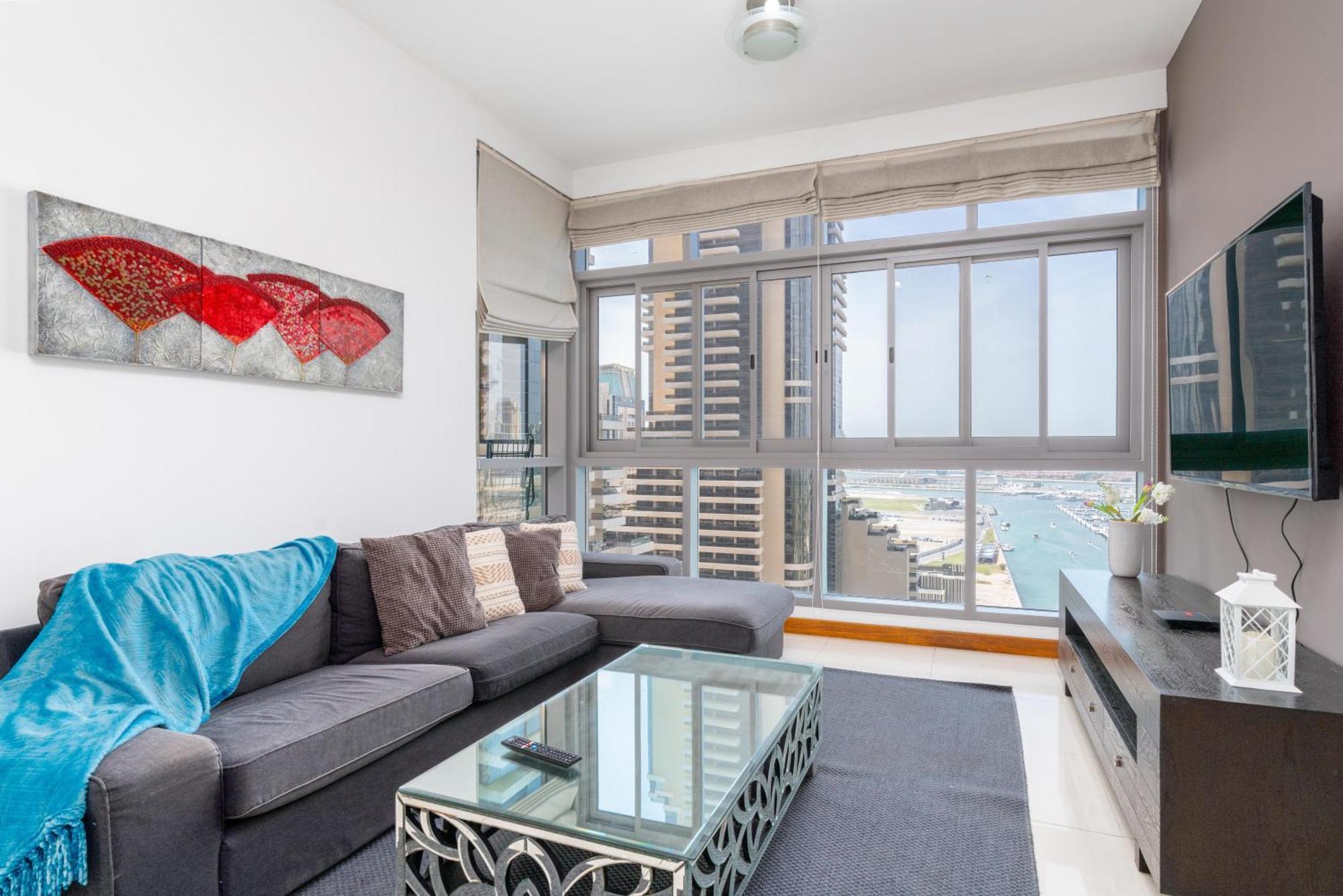 Vacay Lettings -2 Bed Iris Blue Dubai Marina Apartment ภายนอก รูปภาพ