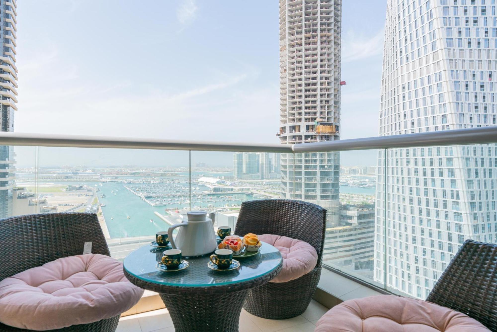 Vacay Lettings -2 Bed Iris Blue Dubai Marina Apartment ภายนอก รูปภาพ